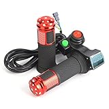 ZJchao Universal LED-Spannung Display Grap Grip Grip Grip für Elektrobike Scooter 12V-99V Automatische Identifikation mit Echtzeitspannung Digitalanzeige