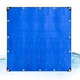 Unterlage für Poolfolie – faltbarer Schutz unter dem Becken – doppelseitige Schutzplane für Pool, Terrasse, Garten, Außenbereich, Patio