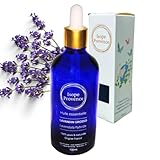 Ätherisches Lavendelöl (chemotypiert Lavandin Grosso Bio), 100% rein und natürlich, von den Produzenten der Provence Drôme für Diffusor, Aromatherapie, Entspannung, Schlaf, Massage