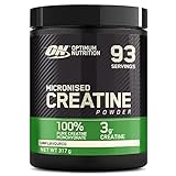 Optimum Nutrition mikronisiertes Kreatin-Pulver, 100% reines Kreatin-Monohydrat-Pulver für Leistung und Muskelkraft, ohne Geschmack, 93 Portionen, 317 g