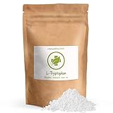 L-Tryptophan Pulver - 100 g - essentielle Aminosäure - Spitzenqualität - fein gemahlen - 100% vegan & pur - glutenfrei, laktosefrei - OHNE Hilfs- u. Zusatzstoffe