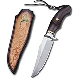 GHYBIER Einhandmesser Hochwertiges Damast Taschenmesser Taschenmesser Outdoor Camping Reise Outdoor Tragbares M390-Pulverstahl Outdoor Messer