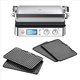 Braun MultiGrill 9 CG 9043 Kontaktgrill inkl. Grill- und Flachplatten, Grillpositionen: Kontakt, BBQ, Ofen, Spülmaschinenfeste Platten, Fettauffangschale, 250° Höchsttemperatur, Sear-Funktion (Boost)