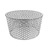 304 Edelstahl Mesh Dachrinnenschutz für Dachablaufauslässe, effektive Barriere gegen Blätter und Schmutz für sauberes Entwässerungssystem (140-160mm)