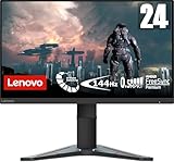 Lenovo G24-20 | 23,8' Full HD Gaming Monitor | 1920x1080 | 144Hz | 350 nits | 1ms Reaktionszeit | HDMI | DisplayPort | AMD Radeon FreeSync | schwarz