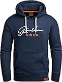 Grin&Bear Hoodie Herren Sweatshirt GEC703 Navy M