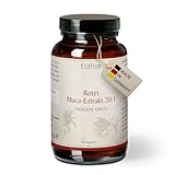 Waldkraft Rotes Maca Extrakt | Rohkost-Qualität aus Peru | Indigene Handernte | 100 % vegan & GMO-frei | In HPMC-Kapseln | Reich an Kalium & sekundären Pflanzenstoffen | 120 Kapseln im Braunglas