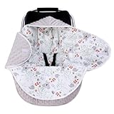Einschlagdecke Babyschale für Winter Buggy Schlafsack Universal Fußsack Babydecke Baumwolle Baby Pucksack für Kinderwagen Autositz 3-12 Monate (Koala M (3-12M))