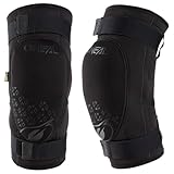 O'NEAL | Knieprotektor | BMX Mountainbike Downhill | IPX®- Aufprallschutz aus Polyurethan, Leichte Konstruktion, Abriebfestes Material | Dirt Knee Guard V.23 | Erwachsene | Schwarz | Größe L