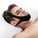 Anti Schnarchen Kinnriemen Schnarchen, Atmungsaktive Schnarchstopper Anti Snoring Chin Strap, Profi Effective Schnarch Stopper Gerät Für Schnarchen, Reduktion Snore Schnarchreduzierung