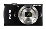 Canon IXUS 185 Digitalkamera (20 MP, DIGIC 4+, 8X optischer Zoom, 6,8cm (2,7 Zoll) LCD, Display, Smart Auto, HD Movies, USB, 720p) Kamera digital, schwarz