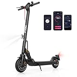 MEGA MOTION E Scooter mit Straßenzulassung, ABE Faltbarer Elektroroller 35 km Reichweite, 7.5 Ah Battery, 8,5 Zoll Vollgummireifen, mit App-Funktion,Geeignet für Erwachsene und Jugendliche