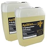 2x APIBIEN Premium Bienenfutter Invert Sirup 14 kg flüssig im Kanister Rübenzuckerbasis