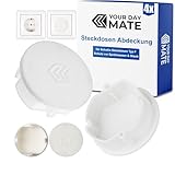 Steckdosen Abdeckung, 4 Stück, in Weiß, Steckdosenschutz...