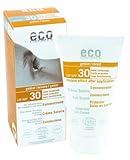 eco cosmetics Sonnencreme getönt LSF 30 mit Sanddorn und Olive (1 x 75 ml)