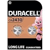 Duracell Specialty 2430 Lithium-Knopfzelle 3 V, 2er-Packung (CR2430 /DL2430) entwickelt für die Verwendung in Schlüsselanhängern, Waagen, Wearables und medizinischen Geräten