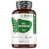 Bio Moringa Kapseln - 1650mg Moringa Oleifera Pulver - 180...