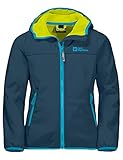 Jack Wolfskin FOURWINDS Jacket Kids Softshelljacke, Dark sea, 164