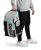 arena Spiky III Schwimm Rucksack 45, Freizeit- und Sportrucksack aus Wasserabweisendem Material, Gepolsterte Schulterpartie, Schulrucksack, 45 Liter