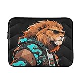 Cool Lion Laptophülle, gepolstert, 33 cm (13 Zoll), weich, gesteppt, wasserdicht, Computerhüllen, Schwarz