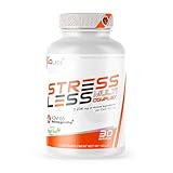 EVOLabs® StressLess Multi Complex 90caps - Mit L-Tryptophan, KSM-66 Ashwagandha, OPC, Kurkuma, Ginkgo Biloba, Magnesium, Folsäure & Arginin-Inositol-Silikat - Natürliche Unterstützung bei Stressabbau