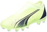 PUMA Ultra Match LL FG/AG Jr Fussballschuh, Fizzy Light-Parisian Night-Blue Glimmer, 38 EU