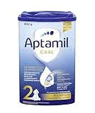 Aptamil Care 2 – Folgemilch nach dem 6. Monat, Mit Omega 3 & 6, DHA & ARA, Ohne Palmöl, Babynahrung, Milchpulver, 1x 800 g (Packung mit 6)