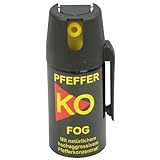 BALLISTOL 24416 Pfeffer-KO FOG 40ml Spray – Verteidigungsspray gegen Tiere – Abwehrspray – 4m Sprühweite - Im Blister