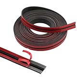 Auto-Windschutzscheiben-Dichtungsgummi, 300 cm, schwarz, wasserdicht, staubdicht, Automobil-Wetterdichtung, Gummidichtungsstreifen, universal, T-Gummidichtung für Autotüren, Front- und Heckscheiben