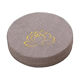 LOVIVER Yoga-Meditationskissen, bequemes Sitzkissen, japanische Tatami-Matte, Bodenkissen für Yoga, Schlafzimmer, Teezeremonie, Frauen, Geschenke, Grau 10cm