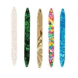 10 Stück Oud Plektrum Professionelles Oud Plektrum Set mit Musterdruck Musikinstrument für Schulaufführungen