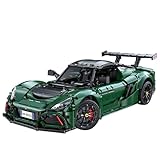 CADA Master C61511W Technik Auto für Lotus Exige Cup 430 Supercar, 3730 KIemmbausteine Rennauto Modell, im Maßstab 1: 8 Bausatz, Ohne Originalverpackung