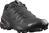 Salomon Speedcross 5 Herren Trail Running Schuhe, Grip, Stabilität, Passform, Black, 45 1/3