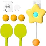 Zum Aufhängen Trainer Set, Kreatives Hänge Tischtennis, Tischtennis Trainer Set Aufhängen, Hängendes Tischtennis Innenbereich, Für Kinder Kein Erforderlich Ping Pong Trainer Einem Türrahmen Hängend.