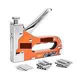 KONGMM Nagelpistole, 6 In1 3.6V Heavy Duty Staple Gun Rechargeable Cordless Staple Gun for Home Decor Renovations Upholstery, Decoration(with 3000 Staples)