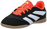 adidas Unisex Kinder Predator.4 in Sala J Sneaker, EU, Schwarz / Weiß / Rot, 38 2/3 EU
