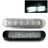 MelTruck® LED Tagfahrleuchten Set Tageslicht Tagfahrlicht Paar Compact vorne für PKW LKW