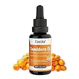 Casida Sanddornöl - Sanddornfruchtfleischöl naturrein - Hautpflege Öl für intensive Pflege und Regeneration - Aus der Apotheke - 30 ml
