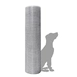 WüHlmausgitter 1m X 25m Verzinkt & Rostfrei, Maschendrahtzaun 25mm Masche 0,9 Mm Draht StäRke, Hasendraht Kaninchendraht Volierendraht, Drahtgitter für Hochbeet Zaun HüHnerdraht Hasengitter