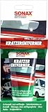 SONAX KratzerEntferner Kunststoff NanoPro (75 ml) zur Entfernung von Kratzern und Blindstellen aus Kunststoff, Acryl- und Plexiglas | Art-Nr. 03050000