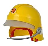 Feuerwehrmann Sam Helm, Schirm und Sticker leuchten im Dunkeln, mit Mikrofon, Schaumstoffpads innen, ab 3 Jahren