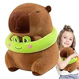 Acunny Capybara Plüschtier, Capybara Plüschtier – Cute Capybara Doll Tier Plüsch – 33 cm weich und entzückend Cartoon Plüschtiere Lustige Plüschtiere Heimdekoration für und