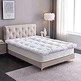 Mixibaby Matratzenauflage Matratzentopper Ultraweich gefüllte Matratze Atmungsaktive 10cm, Maße:90cm x 200cm
