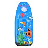 ABOOFAN Aufblasbares Schwimmbrett mit Griff Surfboard Poolspielzeug Material Langlebig für Sommer Schwimmspaß Blau