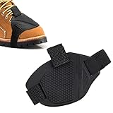 KARELLS Motorrad Schaltpad, Schutzhülle für Motorradschuhe, Motorrad-Schaltkissen, Madbike Gear Shifter Zubehör für Schuhe Motorrad Stiefel Protector (black)