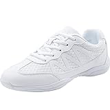 Weiß Cheerleading Schuhe Mädchen Cheer Schuhe Damen Tanzschuhe Yoga Fitness Gymnastik Training Schuhe 41