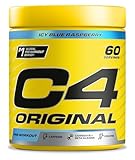 C4 Original - Pre-Workout-Booster - Getränkepulver für Energy Drink | 150 mg Koffein + Beta-Alanin + Kreatin-Monohydrat (Icy Blue Razz (Himbeere), 60 Portionen)