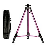 Staffelei aus Aluminiumlegierung, klein, handgekröpft, tragbar und höhenverstellbar, Dreibeinstativ, Aluminiumlegierung, Staffelei, Skizze, Zeichnen, für Künstler, Kunstbedarf