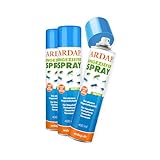 ARDAP Repell Ungezieferspray 3 x 400ml - Insektenspray bei akutem Ungezieferbefall - Abwehrend bei Insektenbefall - Insektenspray Wohnung - Mückenspray - Schädlingsfrei - Wirkt schnell (PT19)