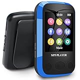 Bluetooth 5.0 MP3-Player, Sport-Musik-Player 32GB mit 1,7-Zoll-TFT-Bildschirm, eBook, Sprachaufzeichnung, inkl. Kopfhörer, unterstützt bis zu 128 GB TF/Micro SD-Karte